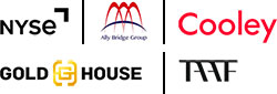 NYSE, Gold House, TAAF logos